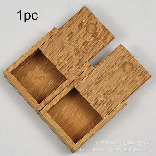 抽拉蓋竹木盒簡約小飾品包裝木盒木制品加工首飾包裝收納盒批發